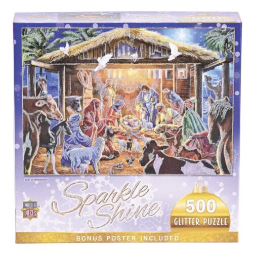 705988321641 Star Of Bethlehem 500 Piece Glitter (Puzzle)