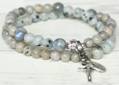 731132307933 Vianney Stretch And Wrap Rosary (Small Bracelet/Wristband)