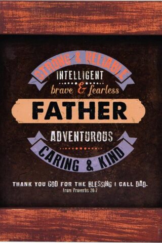 767722186763 Father Box (Plaque)