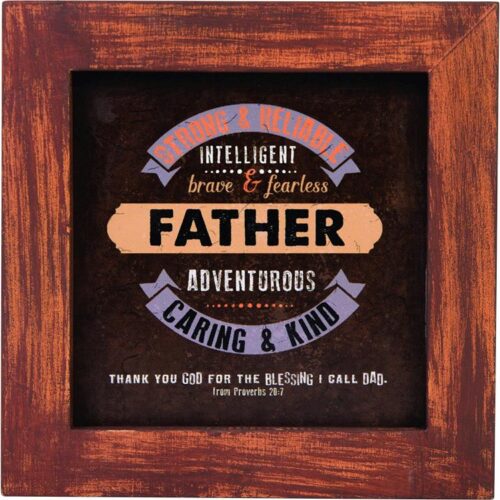 767722186763 Father Box (Plaque)