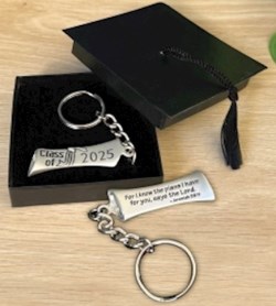 785525319089 Class Of 2025 Diploma Jeremiah 29:11 Key Ring