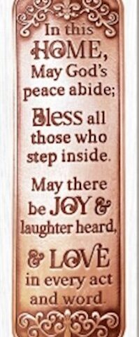 785525319560 In This Home Blessing Wall Plaque