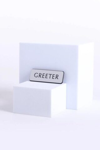 788200450763 Greeter Badge Magnetic Back