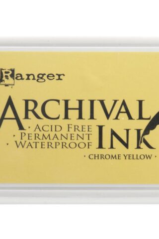 789541030591 Ranger Archival Ink Pad Chrome Yellow
