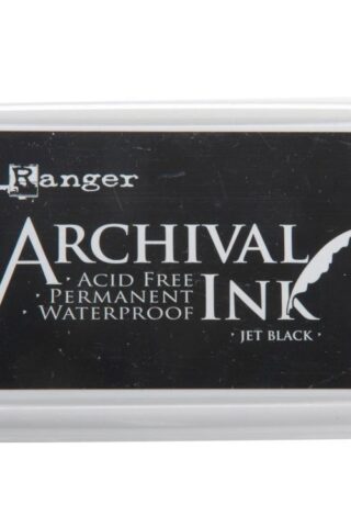 789541031468 Ranger Archival Ink Pad Jet Black