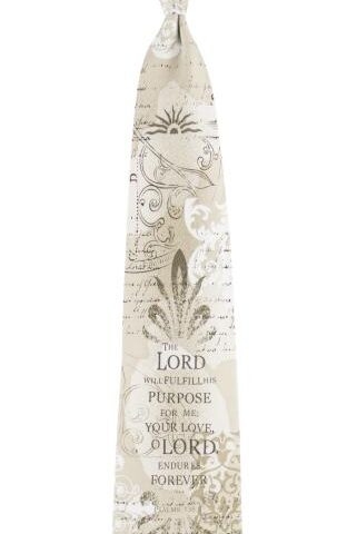 796736090827 Fulfill His Purpose Psalms 138:8 Necktie (Tie)