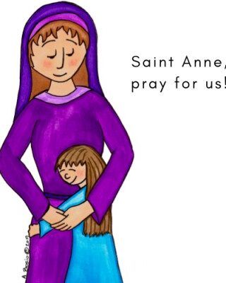 796745000503 Saint Anne (Magnet)