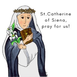 796745000572 Saint Catherine Siena (Magnet)