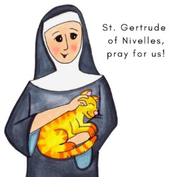 796745000671 Saint Gertrude Nivelles (Magnet)