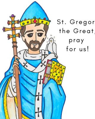 796745000701 Saint Gregory The Great (Magnet)