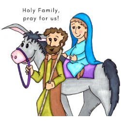 796745000732 Holy Family (Magnet)