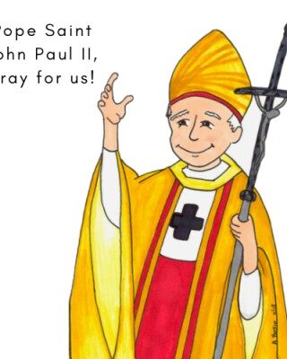 796745000787 Pope John Paul 2nd (Magnet)