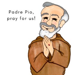 796745001043 Saint Padre Pio (Magnet)