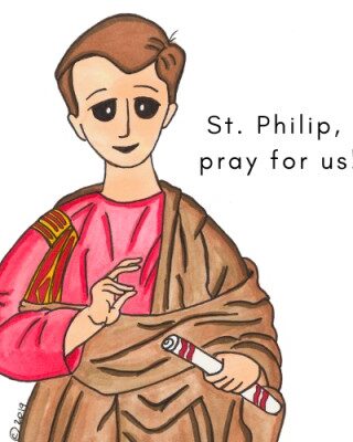 796745001081 Saint Philip The Apostle (Magnet)