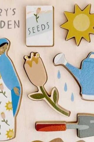 810049080938 Marys Garden Wooden Puzzle