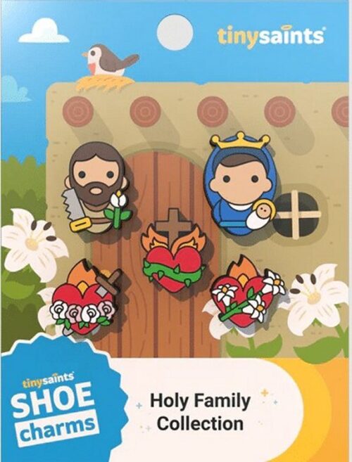 810114183427 Shoe Charms Holy Family Collection Tiny Saints