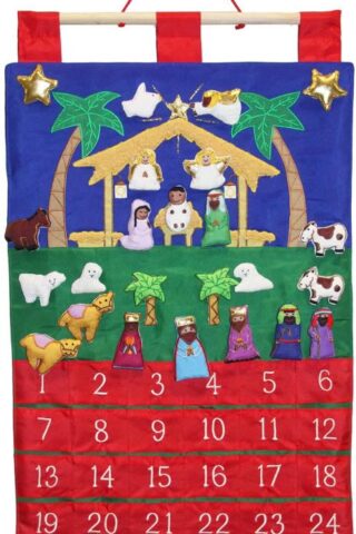 819273022820 Holy Night Fabric Advent Calendar