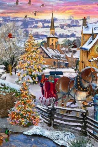 819273023841 Vintage Christmas 1000 Pieces (Puzzle)
