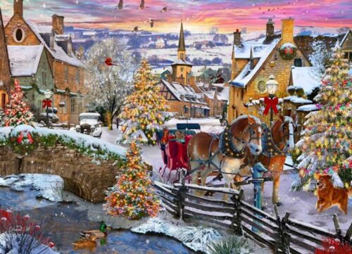 819273023841 Vintage Christmas 1000 Pieces (Puzzle)