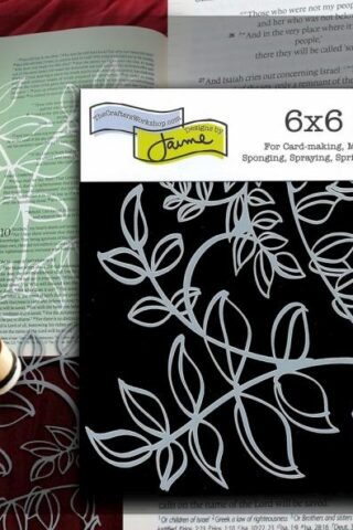 842254007875 Vines Bible Journaling Stencil