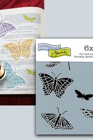 842254008605 Mariposas Butterflies Bible Journaling Stencil