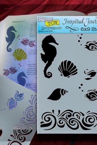 842254021499 Sea Bible Journaling Stencil