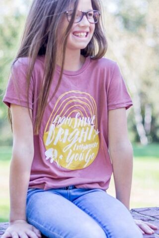 850012726166 Light Shine Bright Youth (Small T-Shirt)