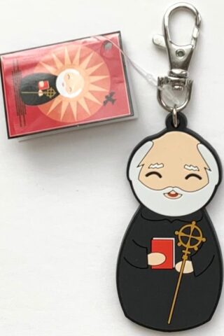 850022924262 Saint Benedict Charm Clip