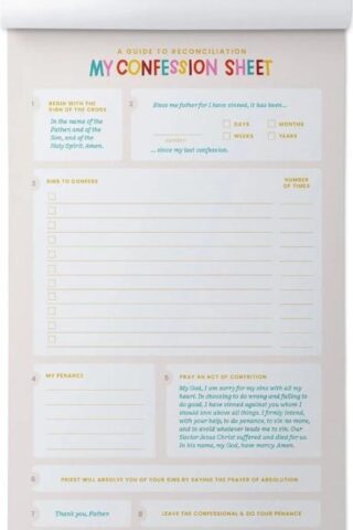 850048569416 Confession Notepad