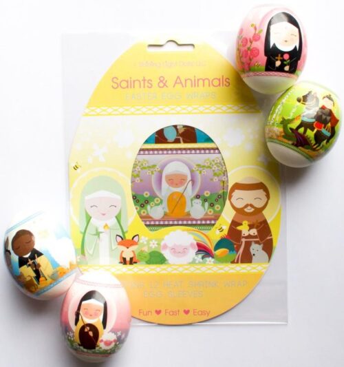 854386004677 Saints And Animals Easter Egg Wraps