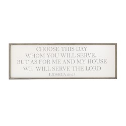 886083641770 As For Me And My House Sign