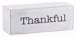 886083715181 Tabletop Message Block Thankful