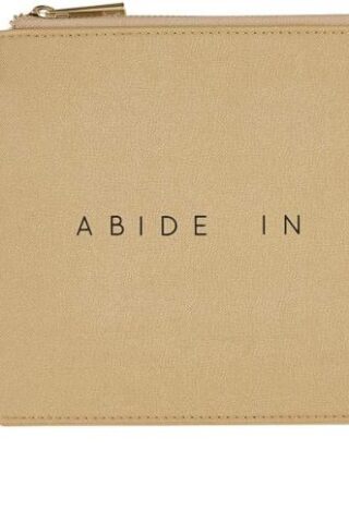 886083773907 Abide In Love Zippered Wristlet