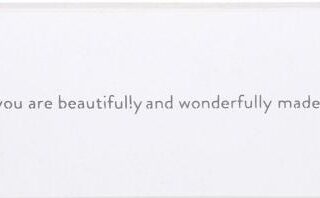 886083817151 You Are Beautifully And Wonderfully Made Small Case Word Board (Plaque)