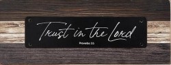 886083854101 Rustic Farmhouse Tabletop Plaque Trust In The Lord
