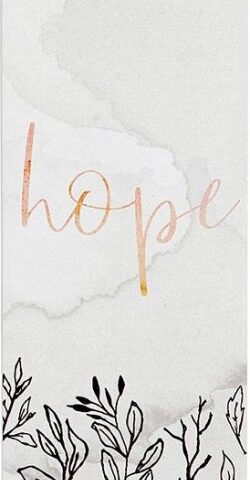 886083887499 Hope Vertical Standing Block