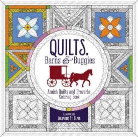 9780310087595 Quilts Barns And Buggies Adult Coloring Book
