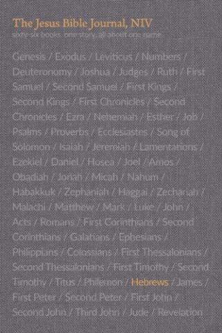 9780310456179 Jesus Bible Hebrews Journal Comfort Print