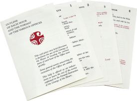 9780899427126 Laminated Inserts For Liturgy Of The Hours (Large Type)