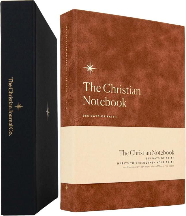 0767461561647 365 Days Of Faith Notebook Brown In Gift Box