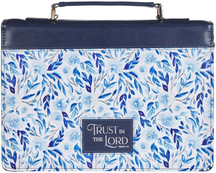 1220000327344 Fashion Premium Vegan Leather Inspirational Bible Cover for Women: Trust in the