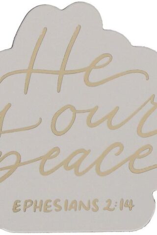 1220000328204 Inspirational Decorative Die-cut Refrigerator Magnet for Men & Women: He is Our