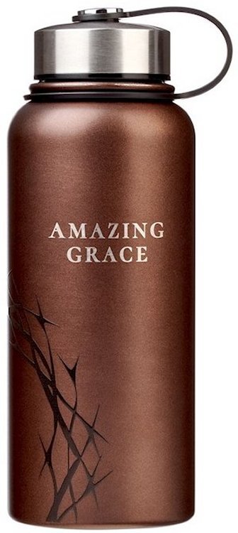 1220000720558 Amazing Grace Crown Of Thorns Stainless Steel Water Bottle