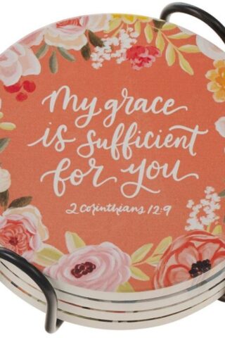 1220000720626 Four Piece Decorative Inspirational Scripture Coaster Set for Women:Encouraging