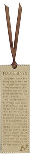 6006937070141 Footprints LuxLeather PageMarker