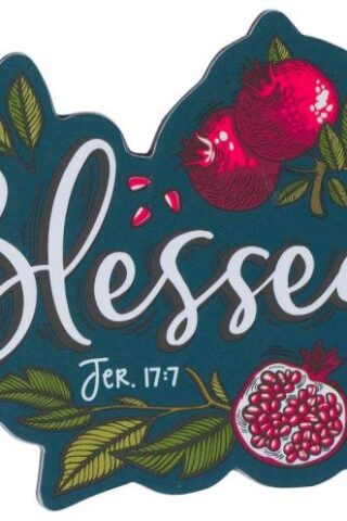 6006937161320 Cute Decorative Inspirational Girls & Womens Bible Verse Fridge Magnet: Blessed