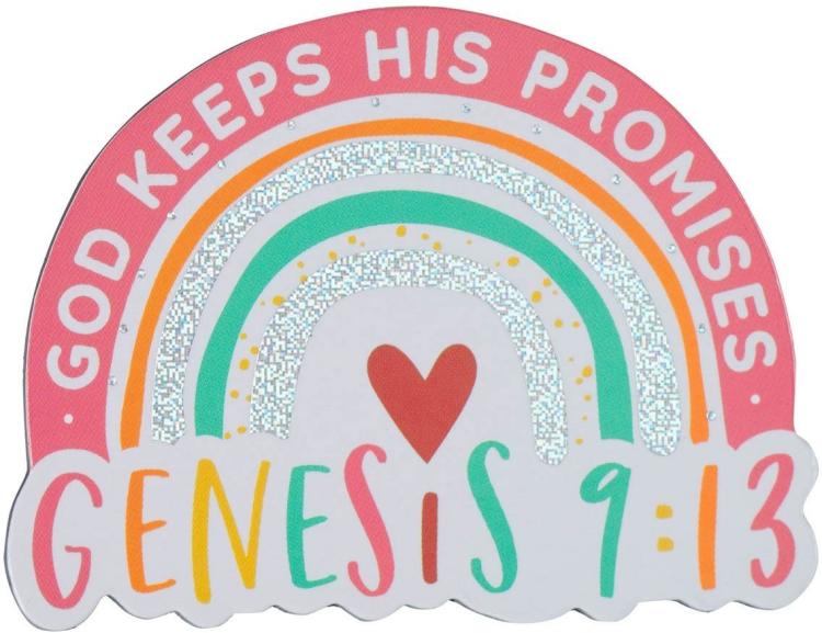 6006937161399 Inspirational Women & Girls Bible Verse Fridge Magnet: God Keeps His Promises