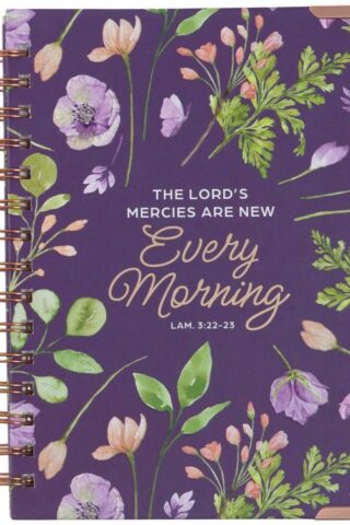 9781639524310 Purple Journal w/Scripture Lord's Mercies Large Bible Verse Notebook