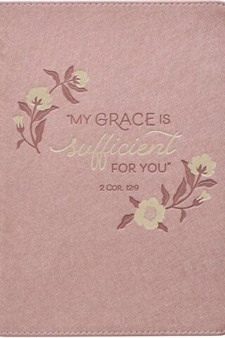 9781642729511 Classic Journal My Grace is Sufficient 2 Corinthians 12:9 Rose Inspirational Scr