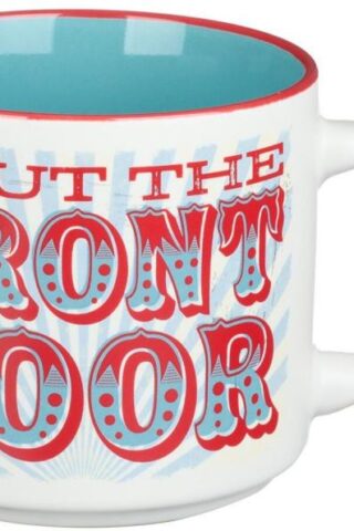 1220000138285 Bless Your Soul XL White Coffee Mug Shut The Front Door
